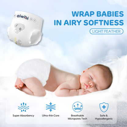 Light Feather Disposable Baby Diapers