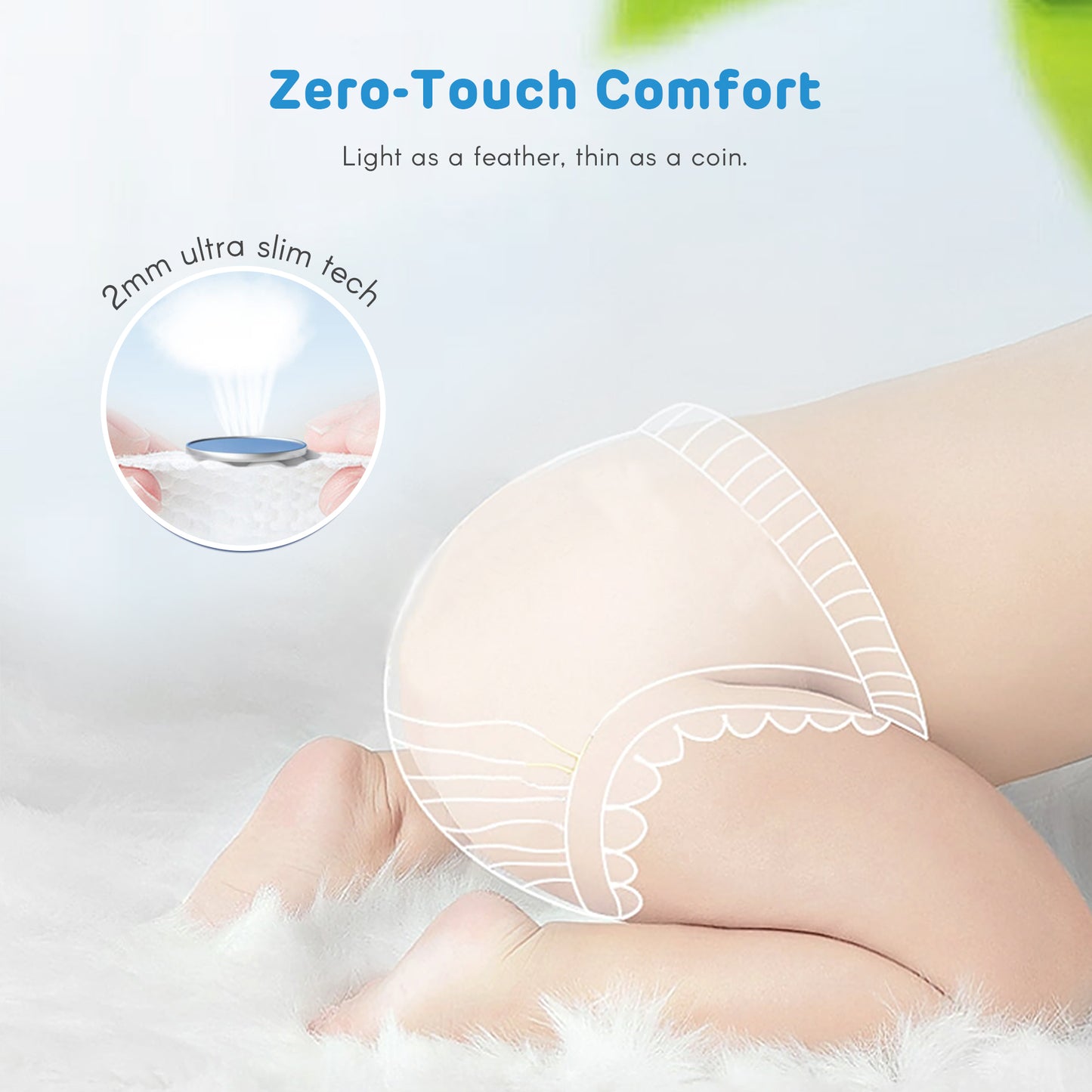 Light Feather Disposable Baby Diapers