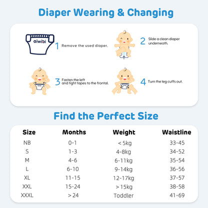 Light Feather Disposable Baby Diapers